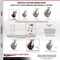 Service Caster 4 Inch Kingpinless High Temp Phenolic Wheel Caster Swivel Locks 2 Rigid, 2PK SCC-KP30S420-PHRHT-BSL-2-R-2 - alternate 3